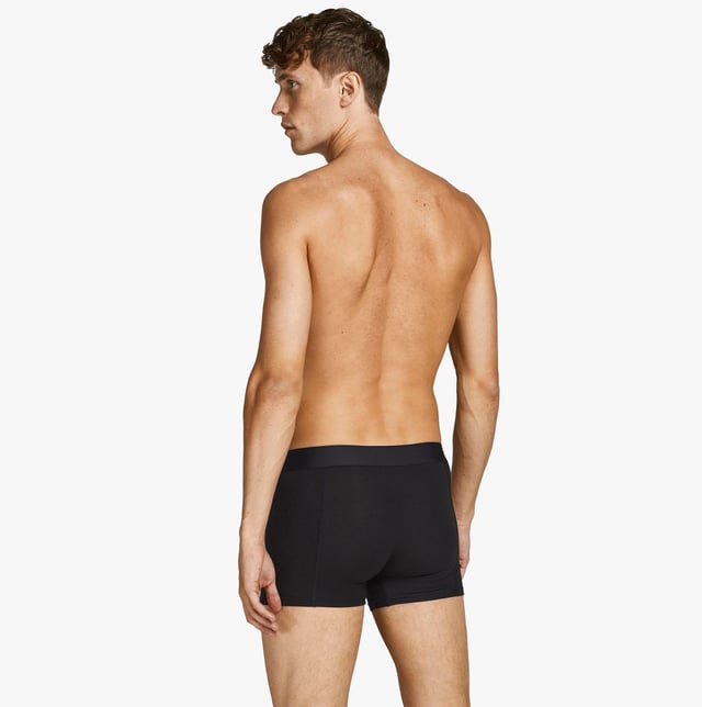 Jack &amp; Jones Jack &amp; Jones BASIC BAMBOO Mens 3 Pack Trunks Blackl&gt;
Closure/Fastening: Pull-On
Features: Comfort
Item Weight: 0.11 KG
Clothing Fit: Regular
Single Or Multi Pack?: 3 Pack
Gift Boxed: No
Material Composition: 65% Viscose, 30% Cotton, 5% Elastane
Underwear Type: TrunksProduct Code: 12198852-BLK
Clothing Type: Underwear
Closure/Fastening: Pull-On
Features: Comfort
Item Weight: 0.11 KG
Clothing Fit: Regular
Single Or Multi Pack?: 3 Pack
Gift Boxed: No
Material Composition: 65% Viscose, 30% Cotton, 5% Elastane
Underwear Type: TrunksProduct Code: 12198852-BLK
Clothing Type: Underwear
Closure/Fastening: Pull-On
Features: Comfort
Item Weight: 0.11 KG
Clothing Fit: Regular
Single Or Multi Pack?: 3 Pack
Gift Boxed: No
Material Composition: 65% Viscose, 30% Cotton, 5% Elastane
Underwear Type: TrunksProduct Code: 12198852-BLK