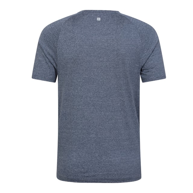 80% Nylon, 16% Polyester, 4% Elastane. Design: Logo, Striped. Neckline: Crew Neck. Sleeve-Type: Short-Sleeved. Fabric Technology: Breathable, IsoCool, Isotherm, Lightweight, Moisture Wicking, Quick Dry, Sun Protective. Sun Rating: UPF 50+. XXS: 33 in. XS: 35 in. S: 37 in. M: 40 in. L: 43 in. XL: 46 in. XXL: 49 in. 3XL: 53 in. 4XL: 56 in.