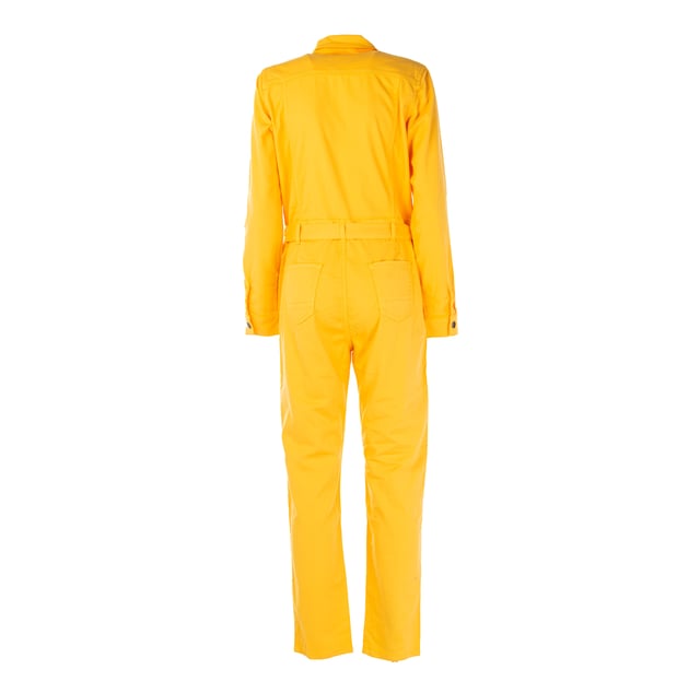 Ontdek de denim jumpsuit voor dames van REIGN, gemaakt van hoogwaardig denim voor duurzaamheid en comfort. Het moderne ontwerp wordt versterkt door een tailleband die de taille definieert en het silhouet benadrukt. Perfect om een casual look met gemak om te toveren in een elegantere look.
