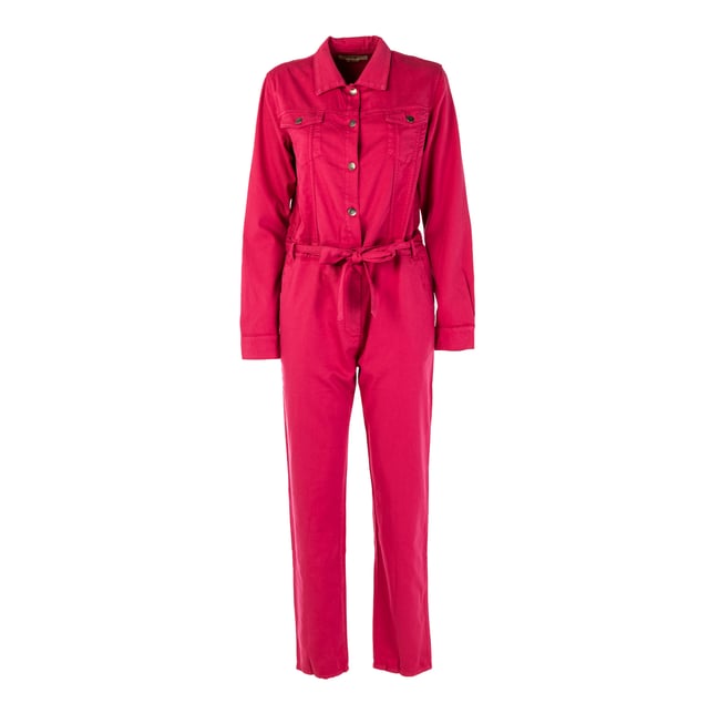 Entdecken Sie den Denim-Jumpsuit für Damen von REIGN, der aus hochwertigem Denim für Langlebigkeit und Komfort gefertigt ist. Das moderne Design wird durch einen Taillenbund ergänzt, der die Taille definiert und die Silhouette betont. Perfekt, um einen lässigen Look mit Leichtigkeit in einen eleganten zu verwandeln.