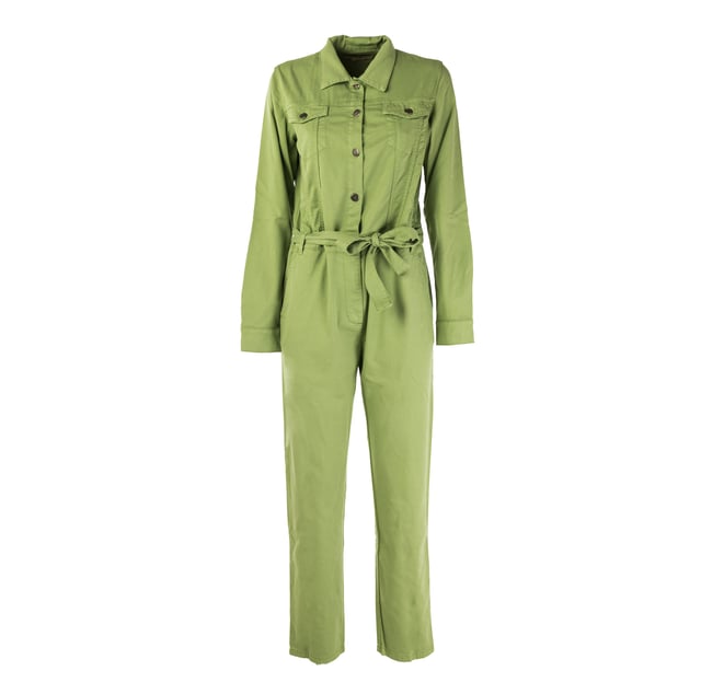 Ontdek de denim jumpsuit voor dames van REIGN, gemaakt van hoogwaardig denim voor duurzaamheid en comfort. Het moderne ontwerp wordt versterkt door een taillebepalende riem die het silhouet benadrukt. Perfect om een casual look met gemak om te toveren in een elegantere look.