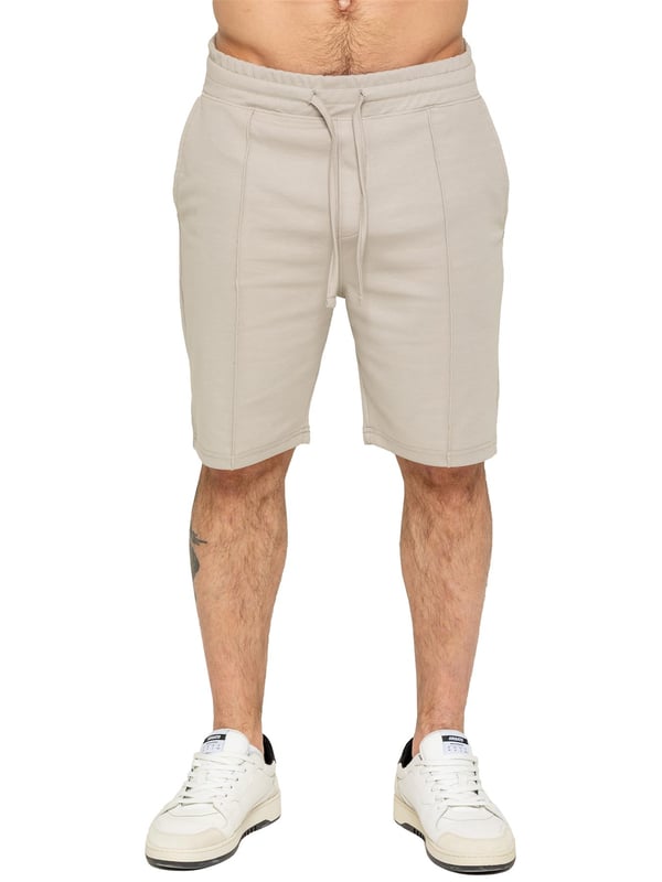 The Enzo Men's Piping Shirt & Shorts Tracksuit offers a stylish and comfortable look. The button-up shirt features a revere collar and white piping details on the collar and sleeves for a refined touch. Made from stretch fabric, it provides flexibility and a sleek fit. Paired with matching stretch shorts, this set ensures comfort and functionality with an elastic waistband, adjustable drawstring, and multiple pockets. Perfect for casual outings or lounging in style. (650&619)