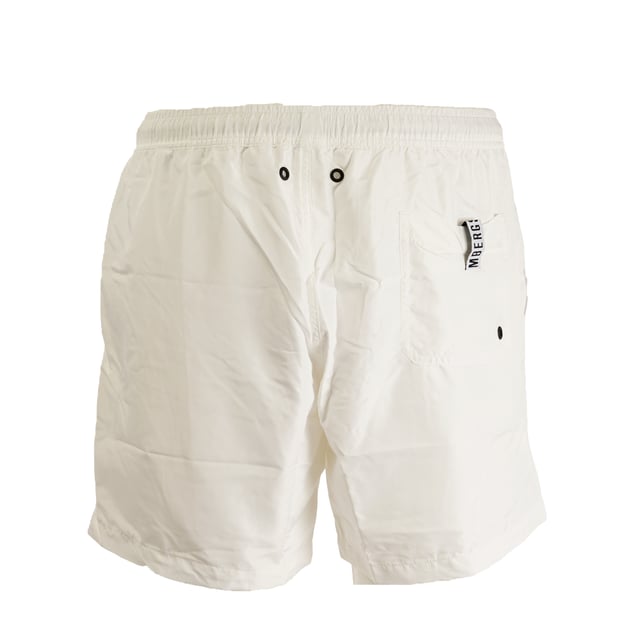 Entdecken Sie die Medium Boardshort für Herren von BIKKEMBERGS. Sie ist aus hochwertigen Materialien gefertigt und mit dem Markenlogo auf dem rechten Bein versehen.einen Hauch von sportlichem und elegantem Stil. Perfekt für einen raffinierten Look am Strand.