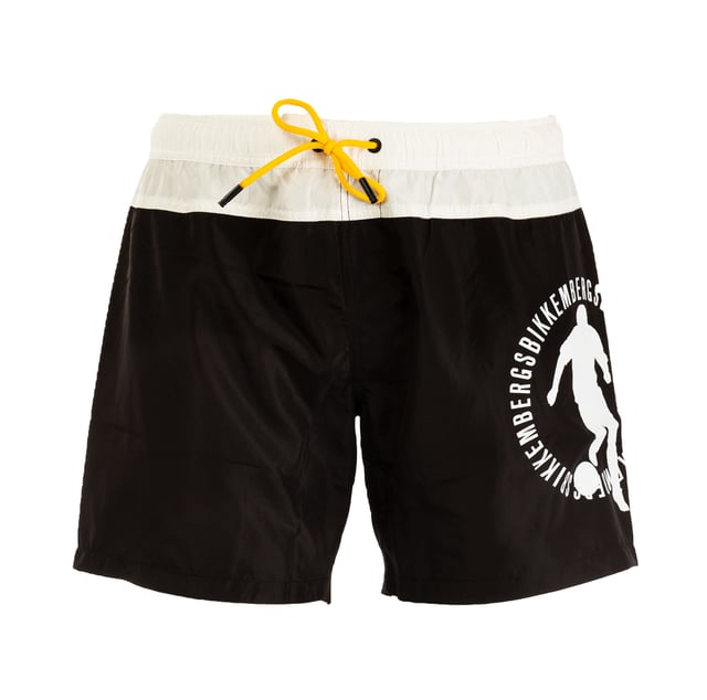 Entdecke den Sommer mit Stil mit dem Modell Medium Boardshort von BIKKEMBERGS. Dieses unverzichtbare Modell ist mit einer markanten Grafik des Markenlogos auf demrechten Bein und verleiht ihm einen unverwechselbaren Charakter. Das schlichte, aber elegante zweifarbige Muster macht diese Boardshort vielseitig und passend für jedeSommer geeignet. Sie ist aus hochwertigen Materialien gefertigt, die sowohl im als auch außerhalb des Wassers für Komfort und Haltbarkeit sorgen. Perfekt für den modernen Mann, der einen raffinierten Lookund sportlichen Look sucht.