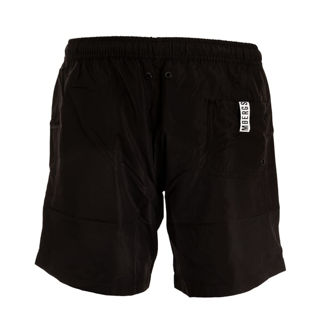 Entdecken Sie die Medium Boardshort für Herren von BIKKEMBERGS. Sie ist aus hochwertigen Materialien gefertigt und mit dem Markenlogo auf dem rechten Bein versehen.einen Hauch von sportlichem und elegantem Stil. Perfekt für einen raffinierten Look am Strand.