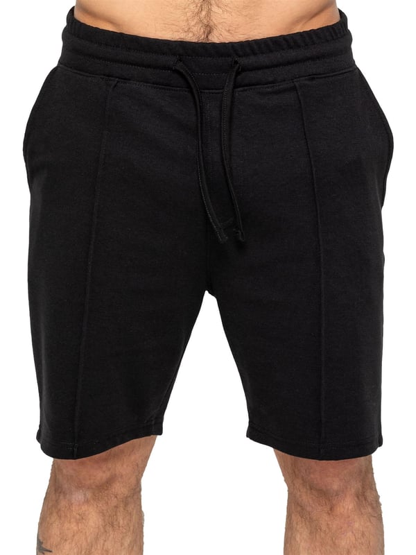 The Enzo Men's Piping Shirt & Shorts Tracksuit offers a stylish and comfortable look. The button-up shirt features a revere collar and white piping details on the collar and sleeves for a refined touch. Made from stretch fabric, it provides flexibility and a sleek fit. Paired with matching stretch shorts, this set ensures comfort and functionality with an elastic waistband, adjustable drawstring, and multiple pockets. Perfect for casual outings or lounging in style. (650&619)