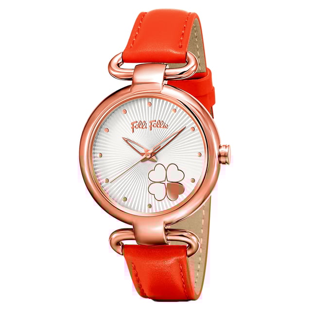 Folli Follie WF15R029SPNA - Damenuhr Quarz aus Edelstahl• Material: Edelstahl• Glas: Mineral• Armband: Leder• Farbe: Rosegold• Wasserbeständigkeit: 0 m (0 ATM)• Gehäusegröße: 32 mm