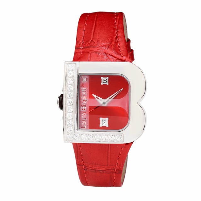 Laura Biagiotti LB0001L-05Z - Damenuhr Quarz aus Edelstahl• Material: Edelstahl• Glas: Mineral• Armband: Leder• Farbe: Silber• Wasserbeständigkeit: 0 m (0 ATM)• Gehäusegröße: 33 mm
