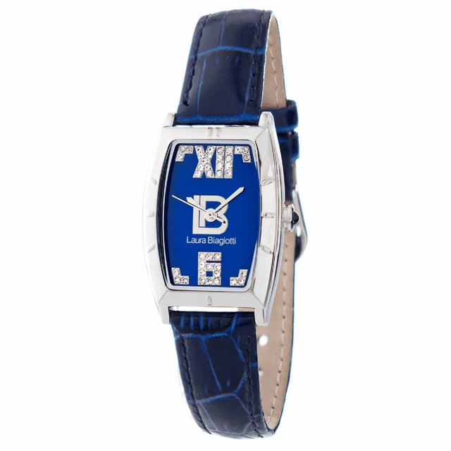 Laura Biagiotti LB0010L-02 - Damenuhr Quarz aus Edelstahl• Material: Edelstahl• Glas: Mineral• Armband: Leder• Farbe: Silber• Wasserbeständigkeit: 0 m (0 ATM)• Gehäusegröße: 22 mm