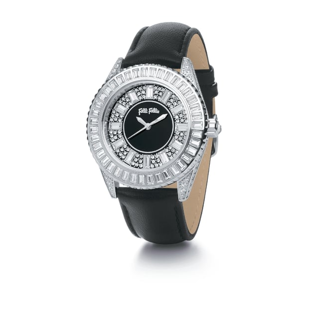 FOLLI FOLLIE WF0A030SSK Uhr Frau Quarz• Material: Edelstahl• Glas: Mineral• Armband: Leder• Farbe: Silber• Wasserbeständigkeit: 0 m (0 ATM)• Gehäusegröße: 32 mm