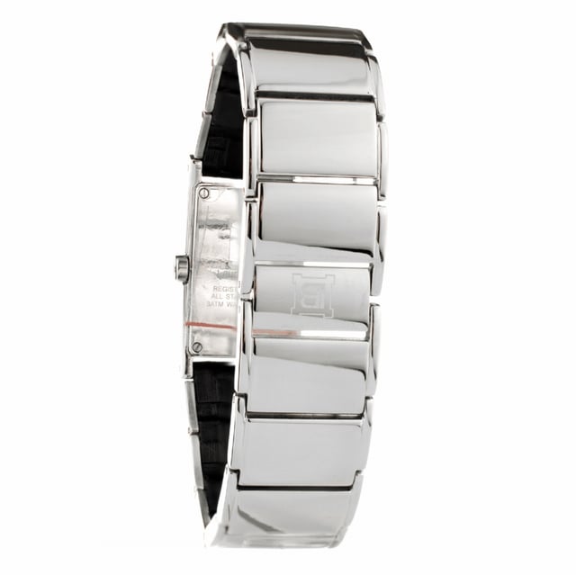Laura Biagiotti Dameshorloge Kwarts Zilver• Materiaal kastdeksel: Staal• Soort glas: Mineraal• Materiaal Band: Roestvrij Staal• Kleur kast: Zilver• Waterdichtheid: 0 m (0 ATM)• Diameter: 23 mm