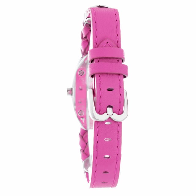 Laura Biagiotti Dameshorloge Kwarts Zilver• Materiaal kastdeksel: Staal• Soort glas: Mineraal• Materiaal Band: Leer• Kleur kast: Zilver• Waterdichtheid: 0 m (0 ATM)• Diameter: 22 mm