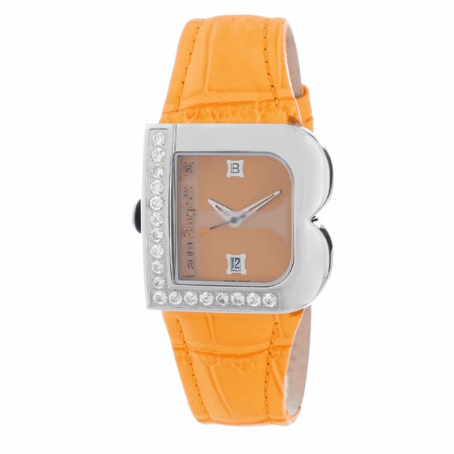 Laura Biagiotti Dameshorloge Kwarts Zilver• Materiaal kastdeksel: Roestvrij staal• Soort glas: Mineraal• Materiaal Band: Leer• Kleur kast: Zilver• Waterdichtheid: 0 m (0 ATM)• Diameter: 33 mm