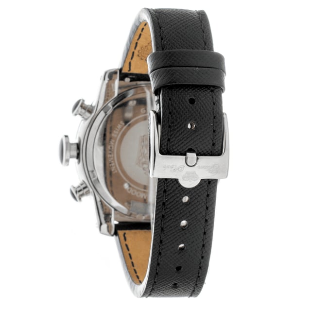 Glam Rock GR32107 - Damenuhr Quarz aus Edelstahl• Material: Edelstahl• Glas: Saphir• Armband: Leder• Farbe: Silber• Wasserbeständigkeit: 100 m (10 ATM)• Gehäusegröße: 44 mm
