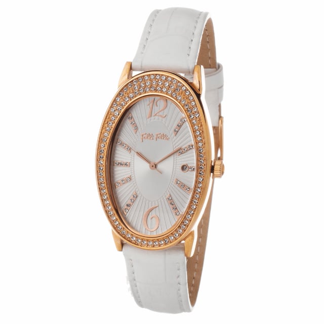 FOLLI FOLLIE WF2B012STWA Uhr Frau Quarz• Material: Edelstahl• Glas: Mineral• Armband: Leder• Farbe: Rosegold• Wasserbeständigkeit: 0 m (0 ATM)• Gehäusegröße: 28 mm