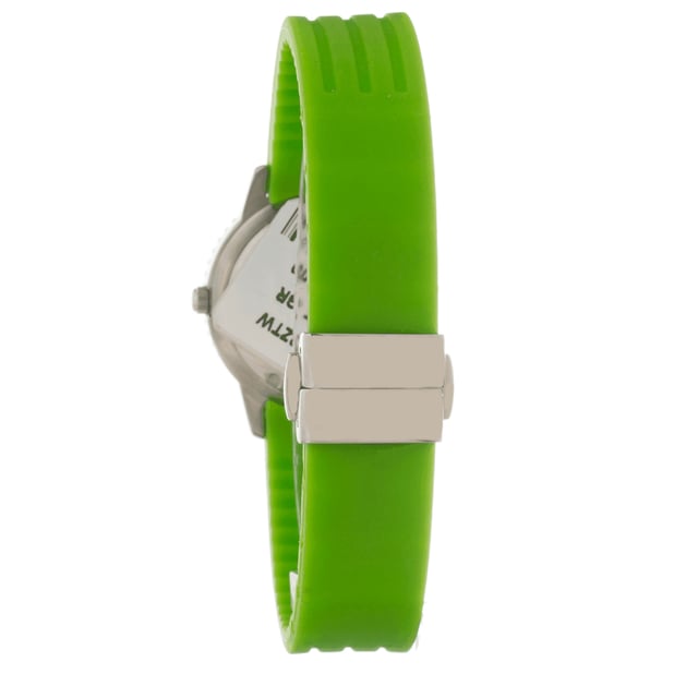 FOLLI FOLLIE WF5T003ZTWV Uhr Frau Quarz• Material: Edelstahl• Glas: Mineral• Armband: Silikon• Farbe: Silber• Wasserbeständigkeit: 0 m (0 ATM)• Gehäusegröße: 33 mm