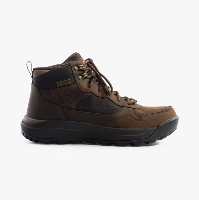 Skechers 210932/COC CAMBERT - HARLAN Mens Boots Cocoa Skechers 210932/COC CAMBERT - HARLAN Mens Boots Cocoa
* Upper Material: Synthetic
* Lining Material: Textile
* Sole Material: Rubber
* Closure/Fastening: Lace-Up
* Features: Comfort,Memory Foam,Waterproof,Breathable
* Toe Shape: Round
* Shoe Width: Relaxed
* Item Weight: 0 KG
* Heel Height: Low (2.5-4.9cm)
* Shoe Shaft Height: Ankle
* Boot Style: Ankle Boots
* Gift Boxed: No Product Code: 210932/COC