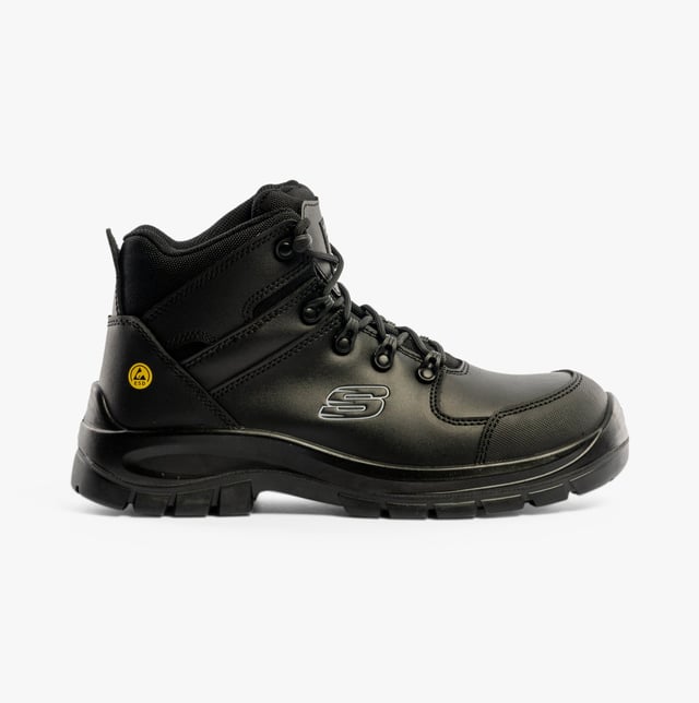 Skechers Work 200187EC/BLK TROPHUS - KILRAM Herren Sicherheitsschuhe Schwarz Skechers Work Skechers Work 200187EC/BLK TROPHUS - KILRAM Herren Sicherheitsschuhe Schwarz
Obermaterial: Nubuk
Futtermaterial: Textil
Sohlenmaterial: PU
Verschluss/Bindung: Schnürung
Eigenschaften: Komfort,Memory Foam, Gepolsterte Innensohle
Zehenform: Rund
Schuhbreite: Normal
Artikelgewicht: 0,8 KG
Absatzhöhe: Niedrig (2,5-4,9 cm)
Schafthöhe: Knöchel
Stil der Stiefel: Sicherheitsschuhe
Sicherheitsmerkmale: Durchtrittsichere Zwischensohle, Antistatiksohle, Verbundzehenkappe
Sicherheitsstandard: EN ISO 20345-2011
In Geschenkverpackung: Nein
Sicherheitsklassifizierung: S3
Produktcode: 200187EC/BLK