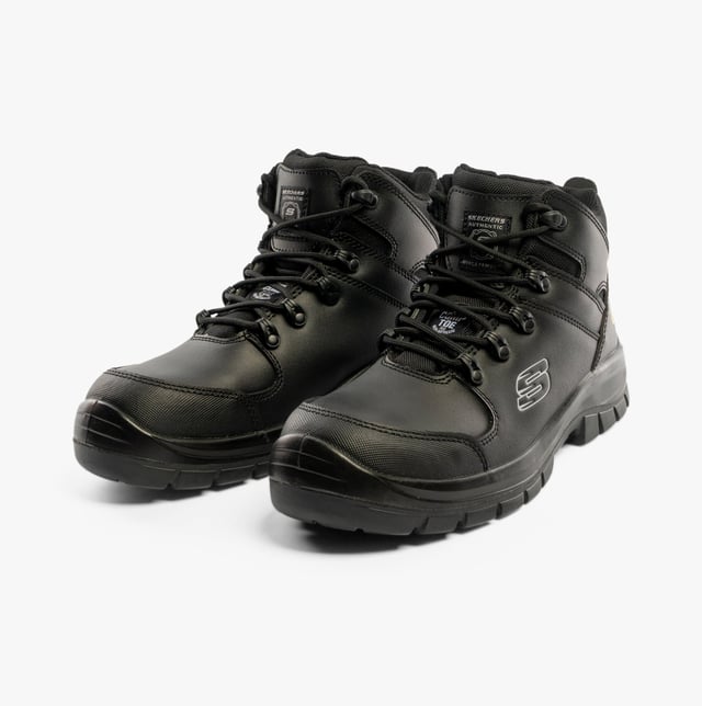 Skechers Work 200187EC/BLK TROPHUS - KILRAM Herren Sicherheitsschuhe Schwarz Skechers Work Skechers Work 200187EC/BLK TROPHUS - KILRAM Herren Sicherheitsschuhe Schwarz
Obermaterial: Nubuk
Futtermaterial: Textil
Sohlenmaterial: PU
Verschluss/Bindung: Schnürung
Eigenschaften: Komfort,Memory Foam, Gepolsterte Innensohle
Zehenform: Rund
Schuhbreite: Normal
Artikelgewicht: 0,8 KG
Absatzhöhe: Niedrig (2,5-4,9 cm)
Schafthöhe: Knöchel
Stil der Stiefel: Sicherheitsschuhe
Sicherheitsmerkmale: Durchtrittsichere Zwischensohle, Antistatiksohle, Verbundzehenkappe
Sicherheitsstandard: EN ISO 20345-2011
In Geschenkverpackung: Nein
Sicherheitsklassifizierung: S3
Produktcode: 200187EC/BLK