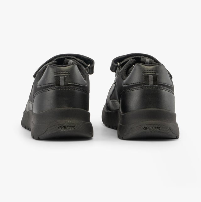 GEOX J BRIEZEE Boys Trainers Black

 Upper Material: Synthetic Leather

Lining Material: Textile

Sole Material: Rubber

Closure/Fastening: Touch Fasten,Bungee Stretch Laces

Features: Comfort,Breathable

Toe Shape: Round

Shoe Width: Regular

Item Weight: 0.5 KG

Heel Height: Low (2.5-4.9cm)

Shoe Shaft Height: Low Top

Shoe Style: School

Gift Boxed: No
Product Code: J36GMA-0BCFU-C9999