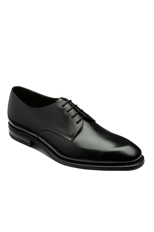 Loake Gosling Plain Derby Shoe Black
This is a premium Calf Leather brogue, featuring Goodyear welted rubber soles for greater longevity and grip. Gosling uses the ‘edge’ last shape, and is available in a ‘f’ fitting. Designed and engineered in Northamptonshire, England.

100% Leather
Rubber Sole