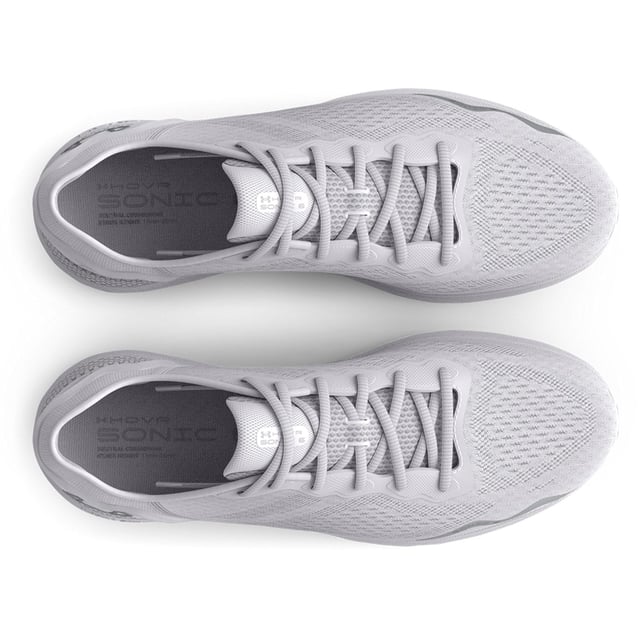Best for: Everyday runs with a light feelEngineered mesh upper with seamless forefoot for comfort & breathabilityExternal heel counter for lightweight structure & added lockdown3D-molded sockliner cradles the foot for enhanced step-in comfortResponsive UA HOVR™ cushioning reduces impact  returns energy & helps propel you forwardCombination of carbon rubber & blown rubber in the outsole for strategic durability & lightweight reboundUpdated outsole design has flexibility where you need it & disperses impact efficiently for a smooth ride