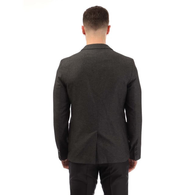 Mens HUGO Areltu Blazer Jacket in charcoal.- Notch lapels.- Button fastening.- Button cuffs.- Slim fit.- 44% Polyester  34% Virgin Wool  22% Cotton.- Ref: 50440505016