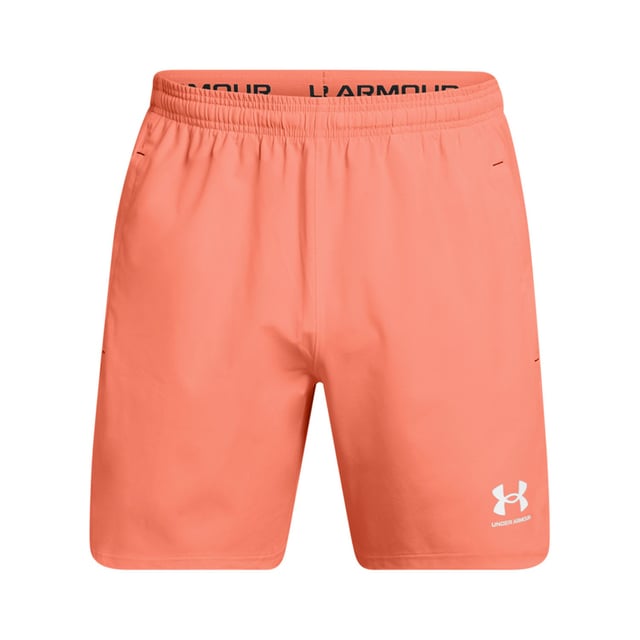 UA Storm technology repels water without sacrificing breathabilityLightweight stretch-woven fabric delivers superior comfort & durabilityMaterial wicks sweat & dries really fast4-way stretch material moves better in every direction.Encased elastic waistband with internal drawcord.Secure  zip hand pockets.Side-vent hem.Uses a fluorine-free water repellent treatment.