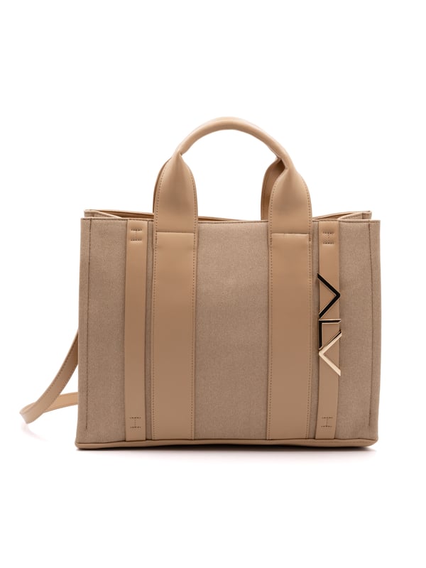 Bolso bandolera para mujer. El cierre es con cremallera. Los bolsillos internos son dos con cremallera y dos abiertos. Los bolsillos externos están ausentes. La bandolera es ajustable y extraíble en piel. El mango es de cuero. Hay un compartimento interno. El material externo es 100%PU. Internamente es 100% Poliéster. Medidas: 37x29x13 cm. Producto de moda