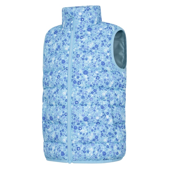 100% Polyester. Vulling: Microvezel. Ontwerp: Bloemen. Stoftechnologie: Duurzame Waterafstotende Finish, Waterafstotend. Kinbeschermer, gewatteerd. Hals: Trechterhals. Mouwtype: Mouwloos. Zakken: 2 Zijzakken. Bevestiging: Volledige ritssluiting. Opgelet: Verwijderd houden van vuur. 11-12 jaar: 30,5 in. 2-3 jaar: 21,5 in. 5-6 jaar: 24 in. 3-4 jaar: 22,5 in. 7-8 jaar: 26 in. 9-10 jaar: 28,5 in. 13 Jaar: 33 in.