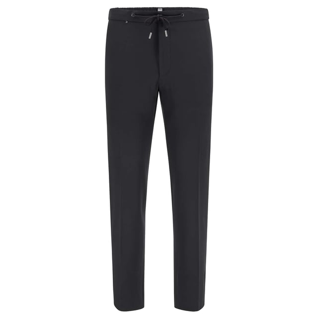 Men's BOSS P-Genius Trousers.- BI-Stretch.- Performance slim-fit trousers.- Drawstring.- Zip and drawstring fastening.- Performance contrast details. Material: 91% Polyamide, 9% Elastane. Ref: 50460671001.