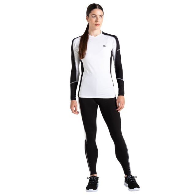 Design: Logo, Two Tone. Sleeve-Type: Contrast Sleeves, Long-Sleeved, Raglan. Neckline: Crew Neck. Fabric Technology: Anti-Odour, Antibacterial, Chemical Free, Durable, Moisture Wicking, Quick Dry, SeamSmart Technology, Thermal. Unrestricted Movement. Contents: 1 Bottoms, 1 Top. Waistline: Elasticated. 6 UK: 30 in. 8 UK: 32 in. 10 UK: 34 in. 12 UK: 36 in. 14 UK: 38 in. 20 UK: 44 in. 18 UK: 42 in.