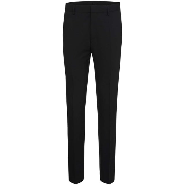 Men's Boss Gibson Trousers. Elevate your formal ensemble with these Gibson Suit Trousers from Hugo Boss. Realised in Italian wool, these trousers are the perfect addition to any suit. Then crafted to a slim fit and soft inner lining, making this piece an absolute classic. You definitely do not want to miss out on these. Main: 100% wool. Lining: 100% cotton. Dry clean only. Ref: 50253454001.
