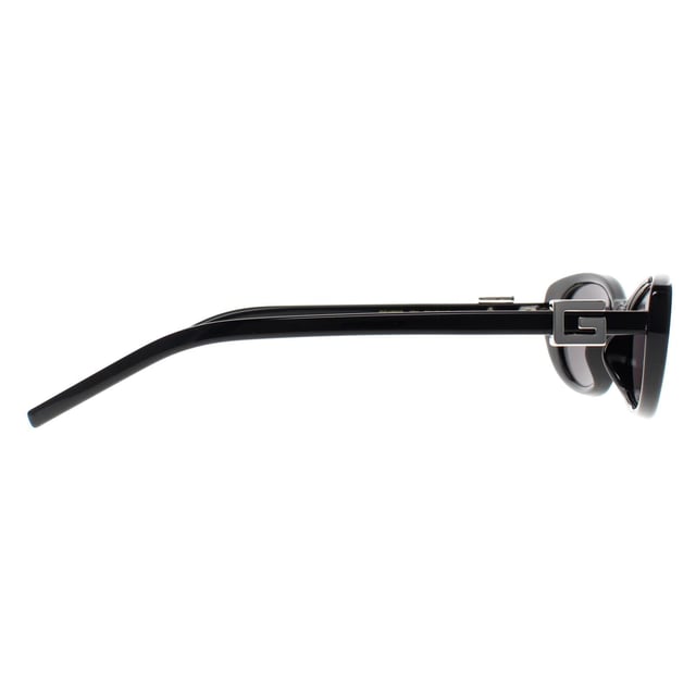 Gucci Cat Eye Womens Black Grey GG1680S  Sunglasses are a luxurious blend of timeless elegance and contemporary style. Featuring a sleek, cat eye frame with bold lines, these sunglasses offer a sophisticated yet fashion-forward look. The high-quality lenses provide superb UV protection, shielding your eyes from harmful sun exposure while maintaining clear, crisp vision. Detailed with the iconic Gucci logo on the temples, the GG1680S sunglasses make a statement of high-end luxury and refinement. Whether you're lounging in the sun or out for a stylish outing, these sunglasses elevate any outfit with their distinctive, high-fashion appeal.
