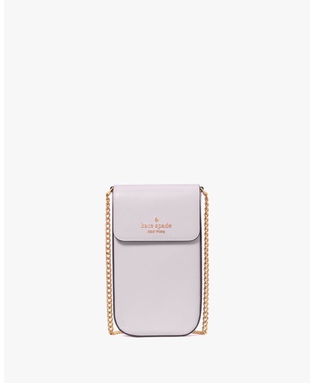 Our Crossbodies Are Perfect If You Want To Carry Your Important Things Without All The Bulk. Plus, Your Hands Are Free To Keep Up With All Your Group Texts And Grip That Vanilla Latte., Madison Saffiano Leather North South Flap Phone Crossbody,  Length: 2.50 Cm,  Width: 10.00 Cm,  Height: 17.70 Cm