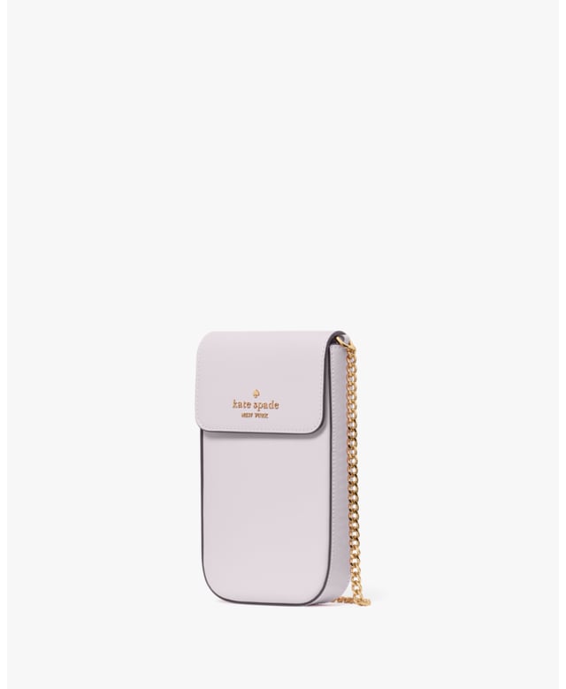 Our Crossbodies Are Perfect If You Want To Carry Your Important Things Without All The Bulk. Plus, Your Hands Are Free To Keep Up With All Your Group Texts And Grip That Vanilla Latte., Madison Saffiano Leather North South Flap Phone Crossbody,  Length: 2.50 Cm,  Width: 10.00 Cm,  Height: 17.70 Cm