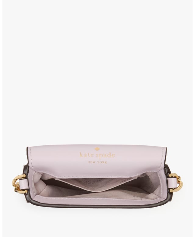 Our Crossbodies Are Perfect If You Want To Carry Your Important Things Without All The Bulk. Plus, Your Hands Are Free To Keep Up With All Your Group Texts And Grip That Vanilla Latte., Madison Saffiano Leather North South Flap Phone Crossbody,  Length: 2.50 Cm,  Width: 10.00 Cm,  Height: 17.70 Cm