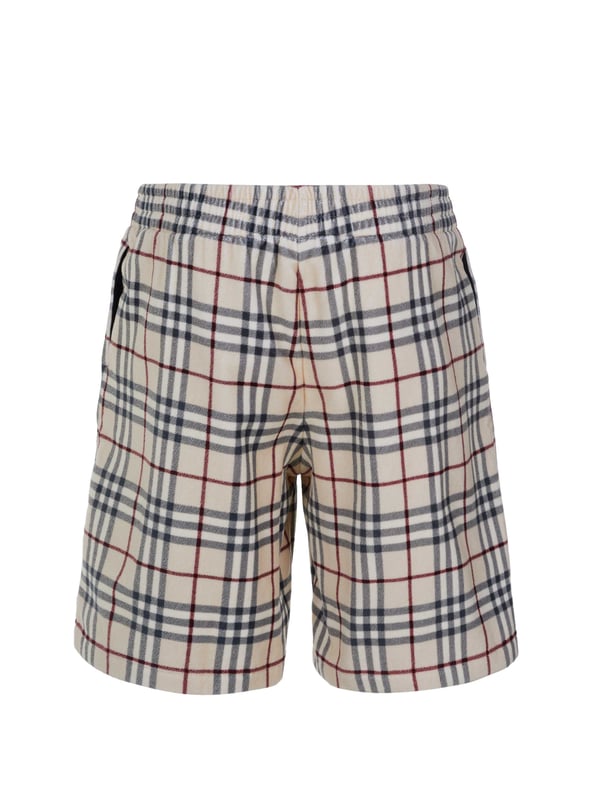 100% algodón; Pantalones cortos Burberry DEBSON;  Modelo: 8074177;  Mano de obra de alta calidad;  Toalla de rizo fabricada 100% algodón suave;  Cintura elástica;  Corte ancho;  Dos bolsillos laterales