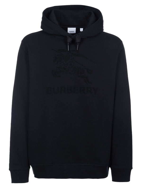 100% algodón; Sudadera con capucha Burberry RAYNERBRIDGE;  Modelo: 8071455 1004;  Mano de obra de alta calidad;  100% algodón;  Ajuste relajado;  Capucha con cordón;  Bordado del logotipo del Caballero Ecuestre en el pecho;  Bolsillos laterales ocultos en la costura;  manga larga