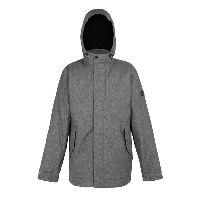 100% Polyester. Stof: Hydrafort. Voering: Sherpa Fleece, Taffeta. Ontwerp: Embleem, Mouwflarden. Stof Technologie: DWR Finish, Isolerend, Sneldrogend, Thermo-Guard, Weerbestendig, Winddicht. Halslijn: Kapitein. Mouwtype: Met lange mouwen. Manchet: Stud. Getapete naden. Eigenschappen motorkap: Opgegroeide motorkap, regelklep. Zakken: 2 Onderste zakken, Handwarmer, Binnen, Ritssluiting, Klepsluiting. Bevestiging: Volledige ritssluiting, Stud. Hem: Verstelbaar. Duurzaamheid: Gemaakt van gerecycled materiaal. S: 38 in. M: 40 in. L: 42 in. XL: 44 in. XXL: 48 in. 3XL: 51 in. 4XL: 54 in. 5XL: 57 in.