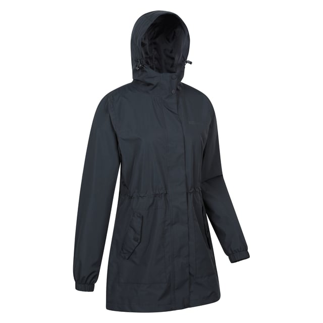 100% Polyester. Design: Logo, Plain. Fabric Technology: Breathable, Durable Water Repellent Finish, PFC Free, Ripstop, Taped Seam, Waterproof. Cuff: Elasticated. Neckline: Hooded. Sleeve-Type: Long-Sleeved. Hood Features: Drawcord. Pockets: 2 Front Pockets. Fastening: Clasp, Full Zip. Waterproof Rating: 5000mm. 6 UK: 32 in. 8 UK: 33 in. 10 UK: 34.5 in. 12 UK: 36.5 in. 14 UK: 38.5 in. 20 UK: 46 in. 22 UK: 49 in. 18 UK: 43 in. 16 UK: 41 in.