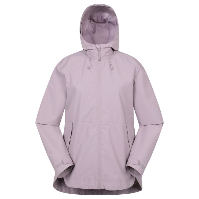 100% Polyester. Design: Plain. Fabric Technology: Breathable, Lightweight, Waterproof. Neckline: Hooded, Standing Collar. Sleeve-Type: Long-Sleeved. Hood Features: Adjustable, Drawstring, Sew-On. Pockets: 2 Front Pockets, Zip. Fastening: Front Zip. Waterproof Rating: 5000mm. 5000g/m²/24hrs. PFC Free. 6 UK: 33 in. 8 UK: 34 in. 10 UK: 35 in. 12 UK: 37 in. 14 UK: 39 in. 20 UK: 47 in. 22 UK: 50 in. 18 UK: 44 in. 16 UK: 41 in.