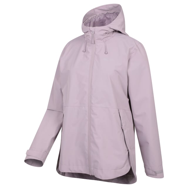 100% Polyester. Design: Plain. Fabric Technology: Breathable, Lightweight, Waterproof. Neckline: Hooded, Standing Collar. Sleeve-Type: Long-Sleeved. Hood Features: Adjustable, Drawstring, Sew-On. Pockets: 2 Front Pockets, Zip. Fastening: Front Zip. Waterproof Rating: 5000mm. 5000g/m²/24hrs. PFC Free. 6 UK: 33 in. 8 UK: 34 in. 10 UK: 35 in. 12 UK: 37 in. 14 UK: 39 in. 20 UK: 47 in. 22 UK: 50 in. 18 UK: 44 in. 16 UK: 41 in.
