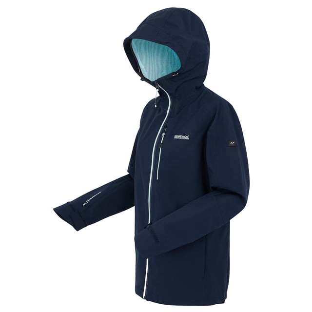 100% Polyester. Lining: Mesh. Fabric: Stretch. Design: Logo, Plain. 165gsm. Fabric Technology: Breathable, Durable Water Repellent Finish, Isotex 15000, Waterproof, Windproof. Cuff: Adjustable. Sleeve-Type: Articulated, Long-Sleeved. Drainage Channel, Front Zip, Inner Zip Guard, Taped Seams, Unrestricted Movement. Neckline: Hooded. Hood Features: Grown On Hood, Technical, Toggle Adjuster. Fit: Tailored. Pockets: 1 Chest Pocket, 2 Side Pockets, 1 Security Pocket, Water Repellent Zip. Fastening: Full Zip. 15000g/m²/24hrs. Waterproof Rating: 15000mm. Hem: Adjustable, Shockcord Hem. Sustainability: Made from Recycled Materials. 6 UK: 30 in. 8 UK: 32 in. 10 UK: 34 in. 12 UK: 36 in. 14 UK: 38 in. 20 UK: 45 in. 22 UK: 48 in. 18 UK: 43 in. 16 UK: 40 in.