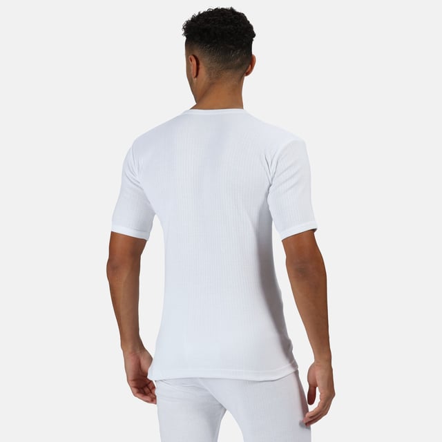 50% Polyester, 50% Baumwolle. Gewebetechnik: langlebig, Thermisch. Gewebe: Gebürstet, Coolweave. Design: Unifarben. GSM (Gramm pro Quadratmeter): 205. Rundhalsausschnitt. Kurzärmlig. Nachhaltigkeit: nachhaltige Materialien. XS: 90,17 cm. S: 96,52 cm. M: 102 cm. L: 107 cm. XL: 112 cm. XXL: 121,92 cm. 3XL: 129,54 cm.