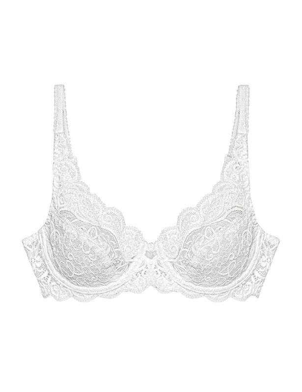 The sleek Triumph Amourette Range combines elegance with sophistication to create a must have for every woman's lingerie drawer. Offering a comfortable and contemporary fit and feel, paired with chic and intricate, feminine styling, this lace bra is certainly not one to miss out on! The soft semi-sheer lace is both attractive and comfortable. The stunning neckline flatters and accentuates your curves for a delicate everyday lingerie look.