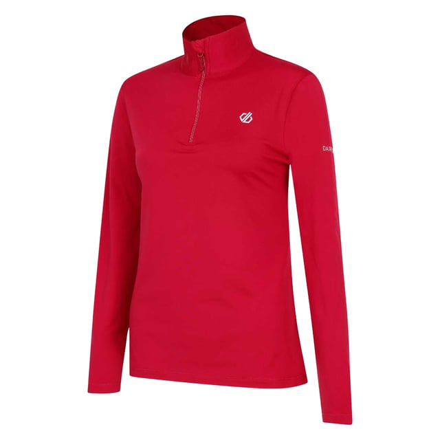 97% Polyester, 3% Elastane. Fabric: Brushed, Ilus Core Stretch, Knitted. Design: Logo, Plain. Fastening: Half Zip, Zip Guard. Sleeve-Type: Long-Sleeved. Neckline: Zip Neck. Fabric Technology: Four Way Stretch, Lightweight. Chin Guard, Quick Dry. 6 UK: 30 in. 8 UK: 32 in. 10 UK: 34 in. 12 UK: 36 in. 20 UK: 45 in. 22 UK: 48 in. 24 UK: 50 in. 26 UK: 52 in. 28 UK: 54 in. 18 UK: 43 in. 16 UK: 40 in. 30 UK: 56 in.