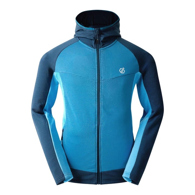 92% Recycled Polyester, 8% Elastane. Fabric: Core Stretch, Textured. Design: Contrast Sleeves, Logo. Pockets: 2 Side Pockets, Zip. Neckline: Hooded. Sleeve-Type: Long-Sleeved, Raglan. Fabric Technology: Antibacterial, Chemical Free, Ilus Stretch, Odour Control. Sun Rating: UPF 50+. Fit: Snug Fit. 240gsm. Hood Features: Grown On Hood, Stretch Binding. S: 38 in. M: 40 in. L: 42 in. XL: 44 in. XXL: 47 in. 3XL: 50 in.