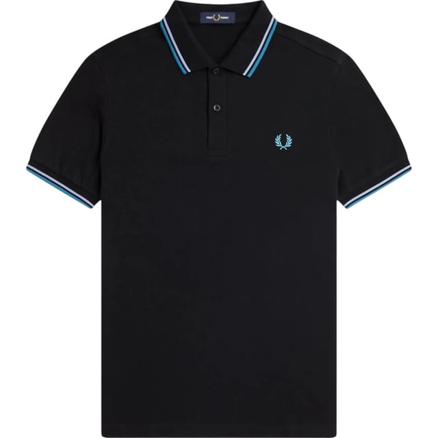 The Twin Tipped Fred Perry Polo Shirt by Fred Perry is a short sleeved polo shirt that has been made from Fred Perry's classic cotton piqué, in a contemporary adaptation of Fred's famous streamlined fit. Available in a diverse range of colourways  each with their own unique story. Featuring the signature Fred Perry wreath logo to the chest and twin tipping to the collar and cuffs.