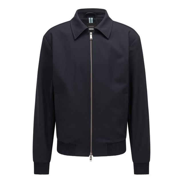 Men's Boss P-Hanry Jacket.- Notch lapels.- 2 button front fastening.- 2 front open pockets.- 4 button cuffs.- Slim fit. Material: 53% Polyester, 43% Wool, 4% Elastane. Ref: 50469032404.